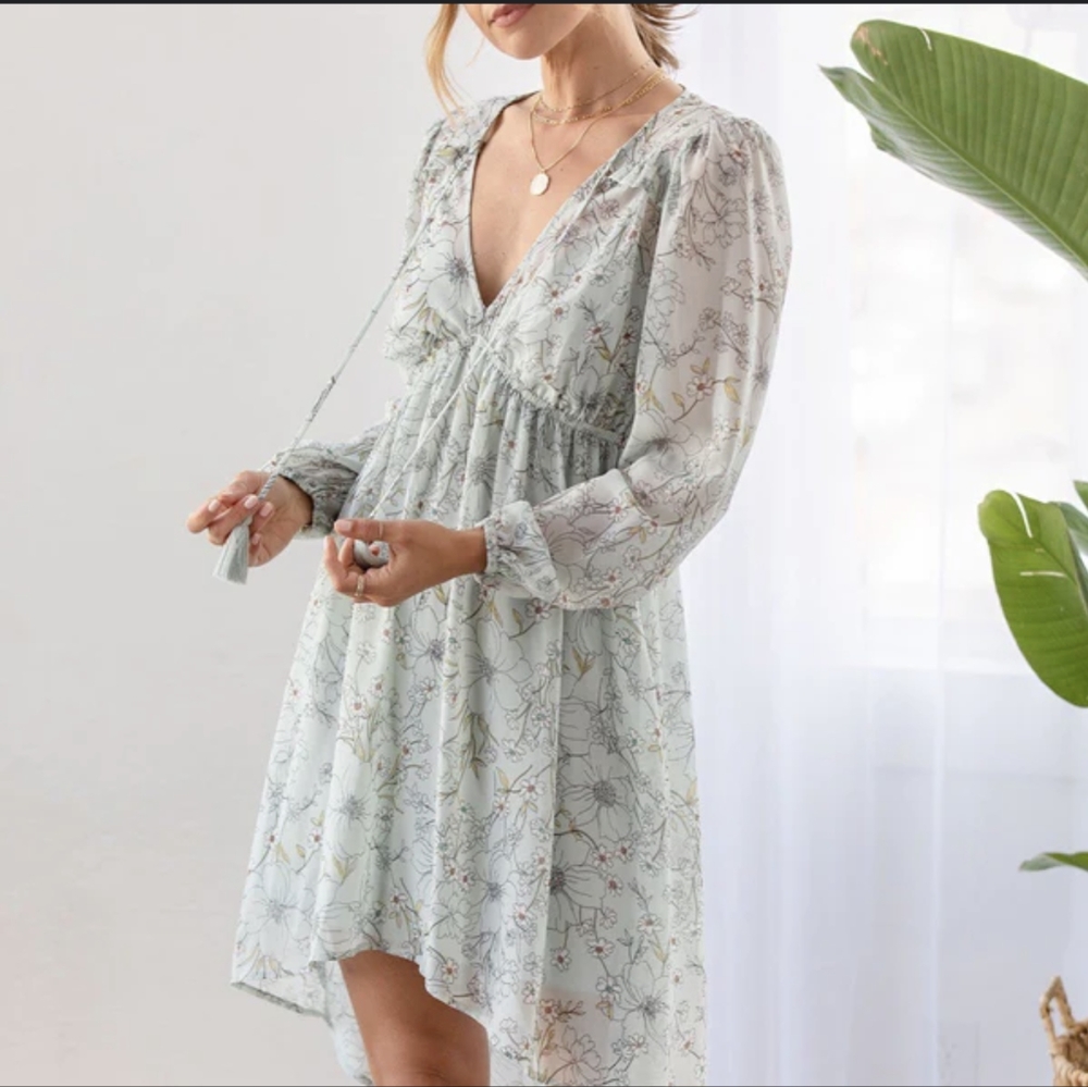 Lovestitch Hi Lo Floral Dress